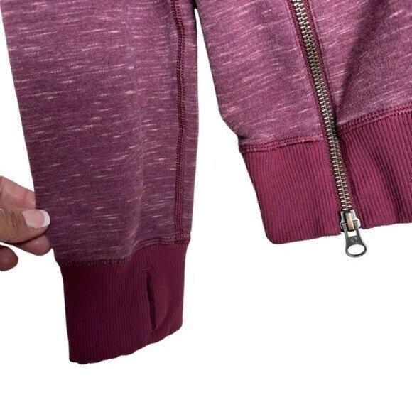 Lululemon Om & Roam Pullover Heathered Marled Rust Berry / Rust Berry Size 8 - Picture 5 of 9